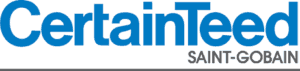CertainTeed logo in blue letters with 