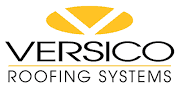Versico Roofing Systems logo with a yellow semicircle and stylized 